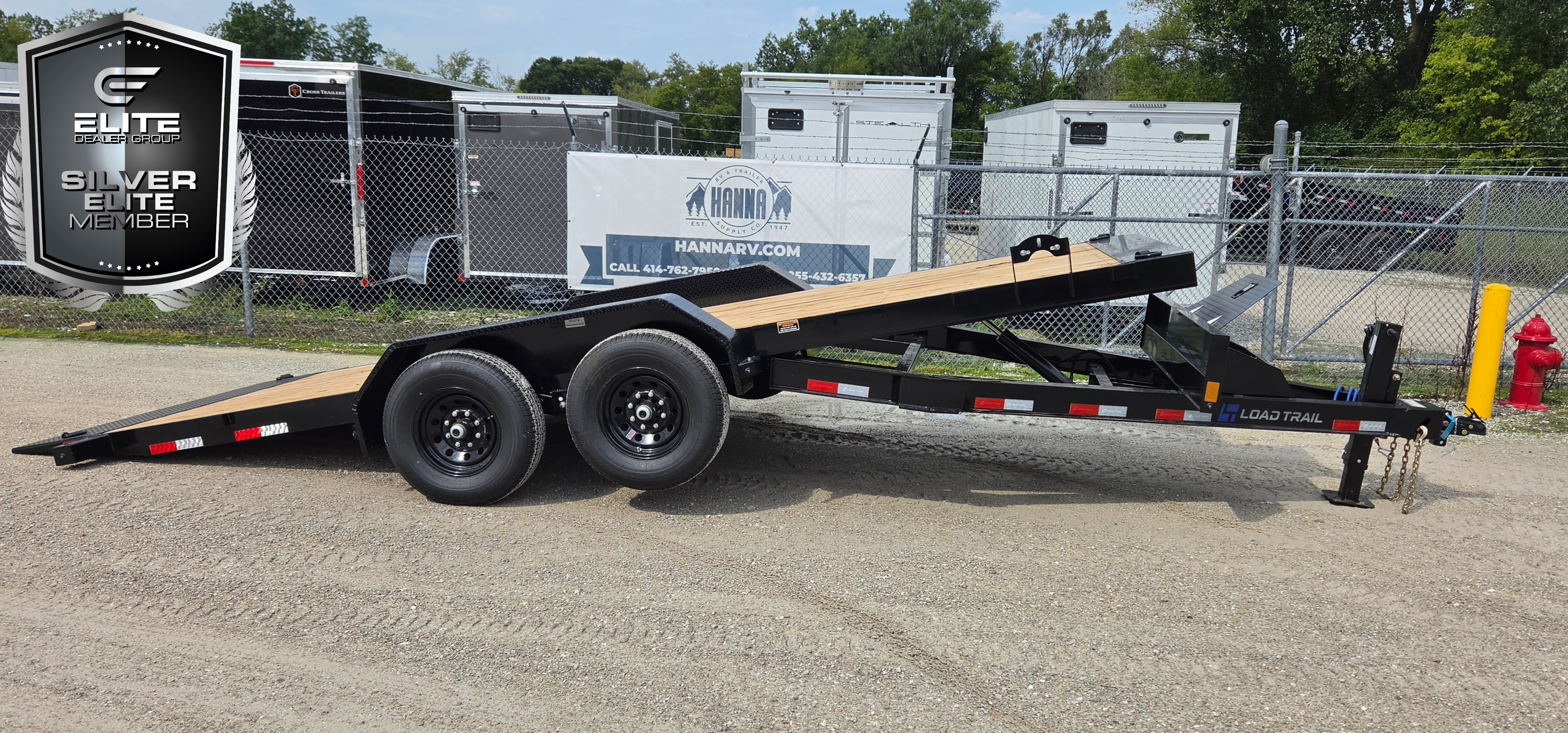 Load Trail 83 X 20 Tandem Axle 14,000 Lb Rapid Loader Tilt Deck Trailer